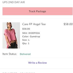 We the Free by Free People Angel Tee - sz L